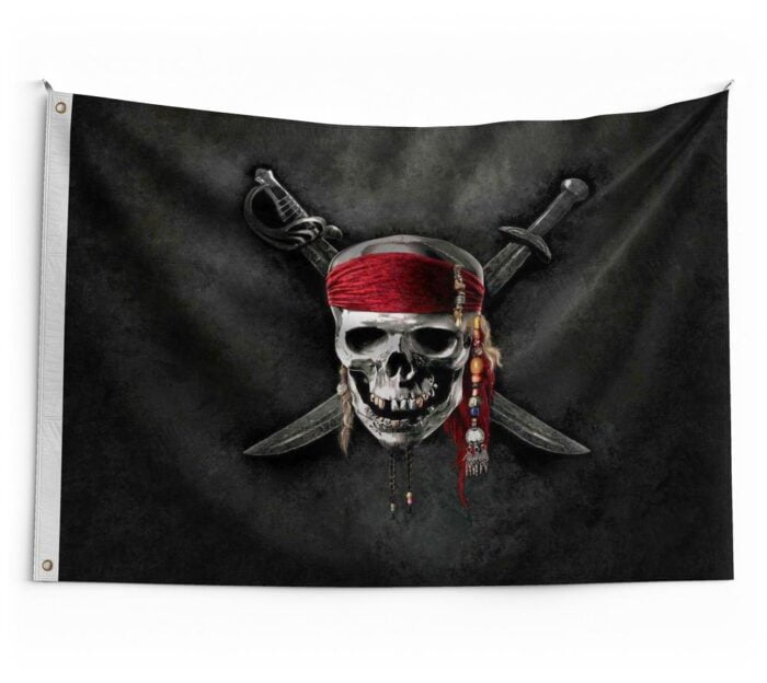 Piraten Totenkopf Flagge