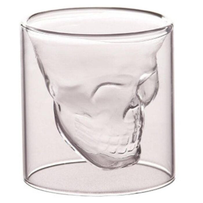 Whiskyglas Totenkopf