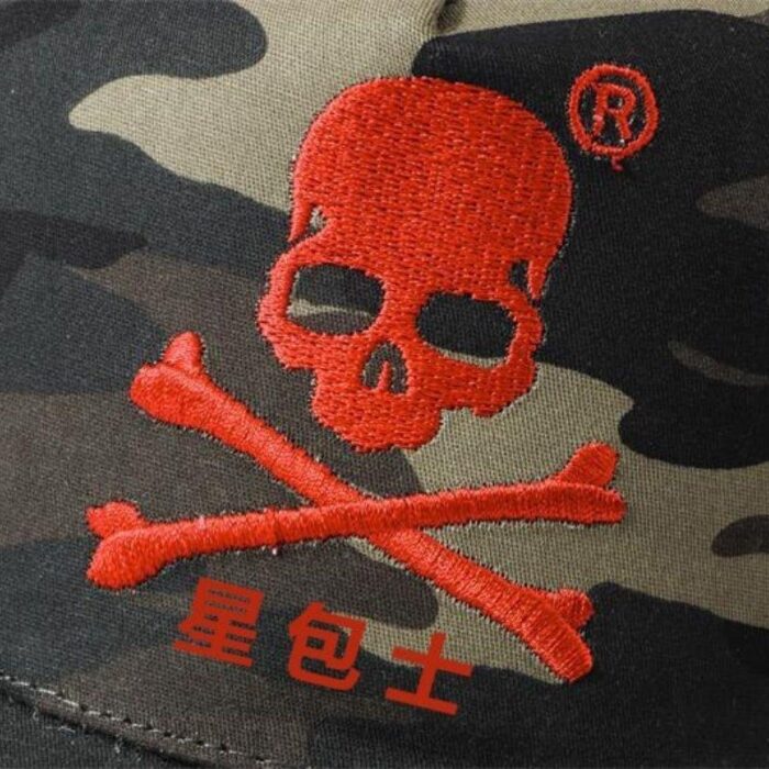Piraten Totenkopf Kappe