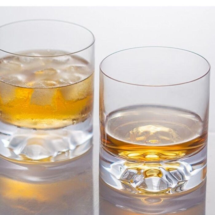 Schädel-whiskyglas