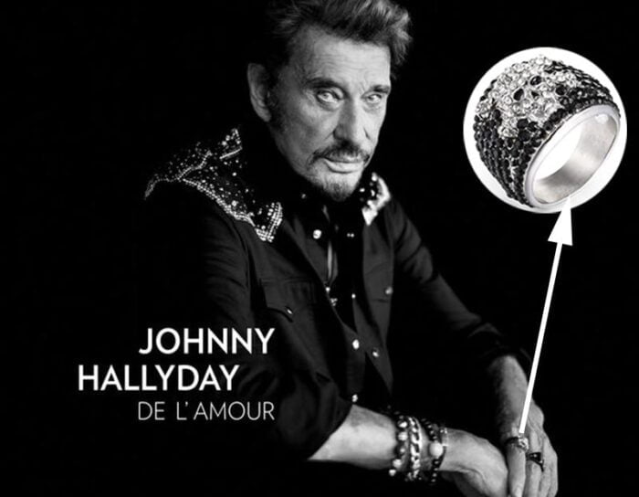 Johnny Hallyday Ring (stahl)
