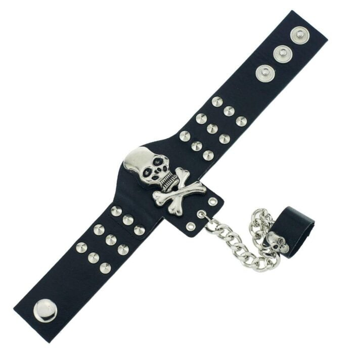 Gothic Armband Für Männer (leder)
