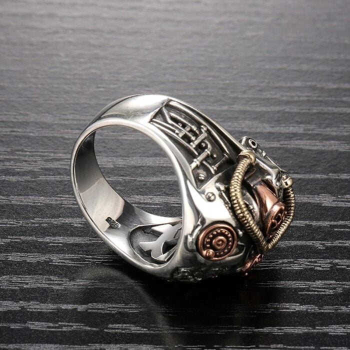Steampunk-ring (silber)