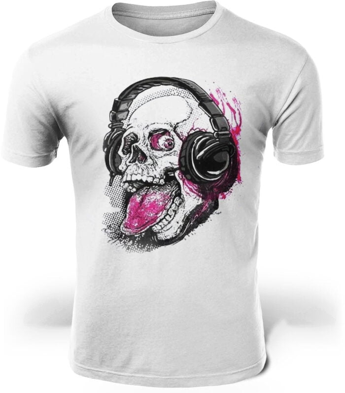 T-shirt Totenkopf Musik