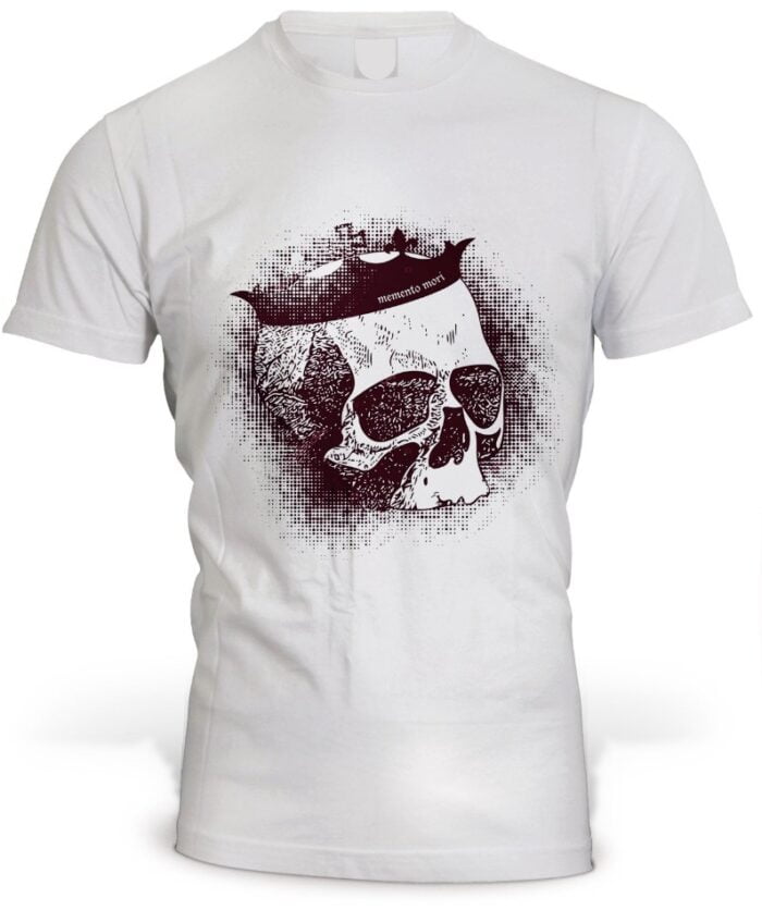 T-shirt Totenkopf Mit Krone
