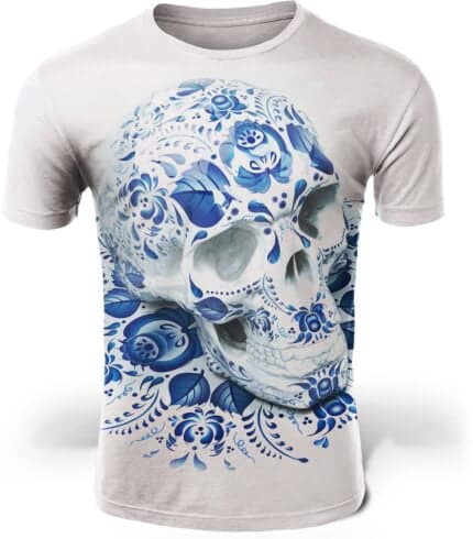 T-shirt Mit Totenkopf-design