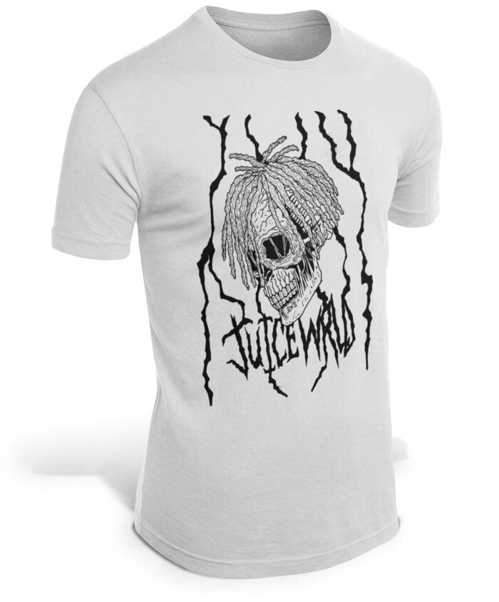 T-shirt Mit Rasta Totenkopf